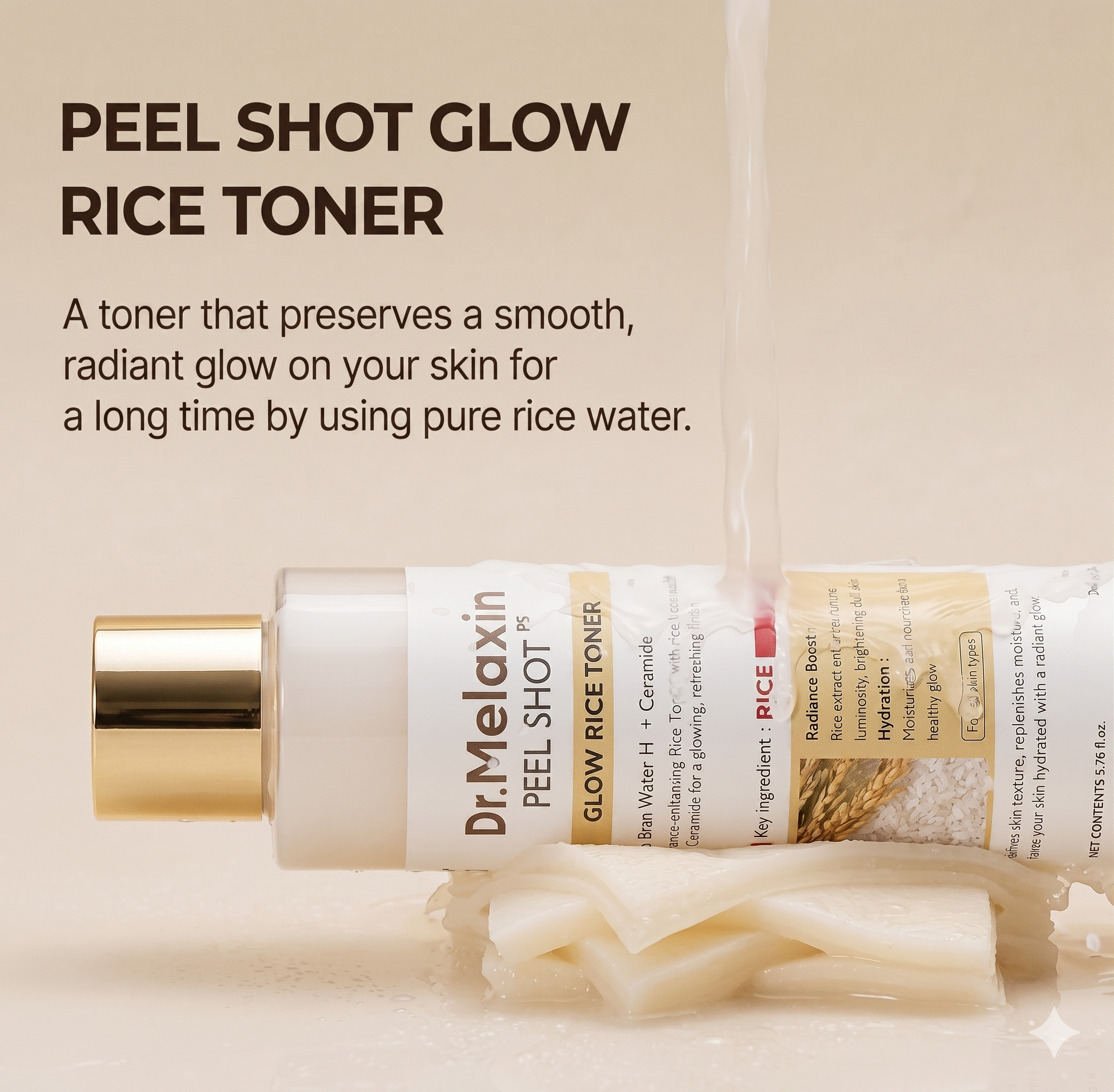 Peel Shot Glow Rice Toner 200 ml